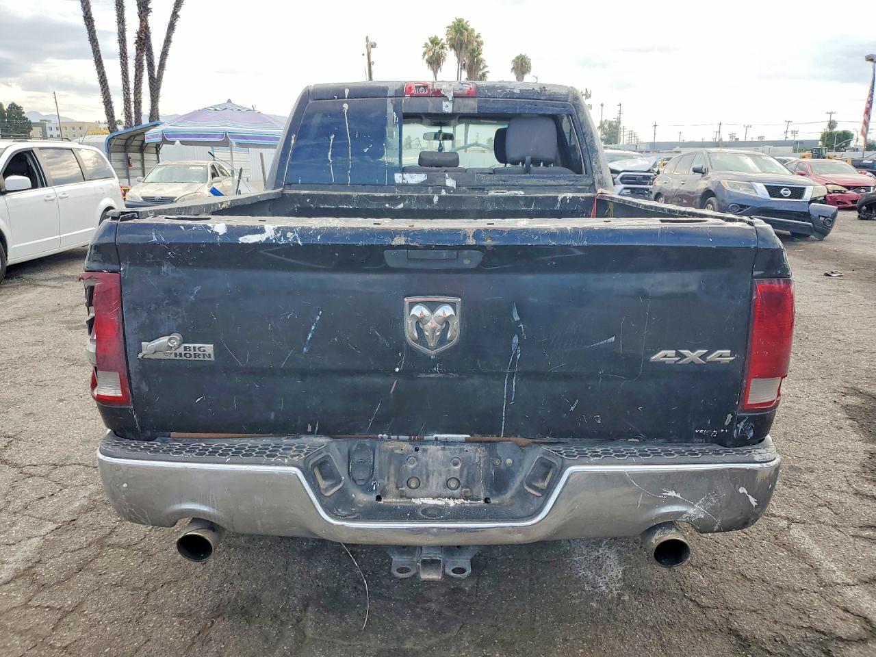 2012 Dodge Ram 1500 Slt Black vin: 1C6RD7LT0CS241017