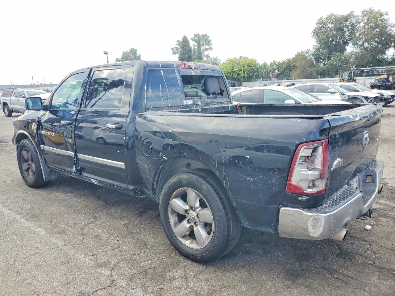 2012 Dodge Ram 1500 Slt Black vin: 1C6RD7LT0CS241017