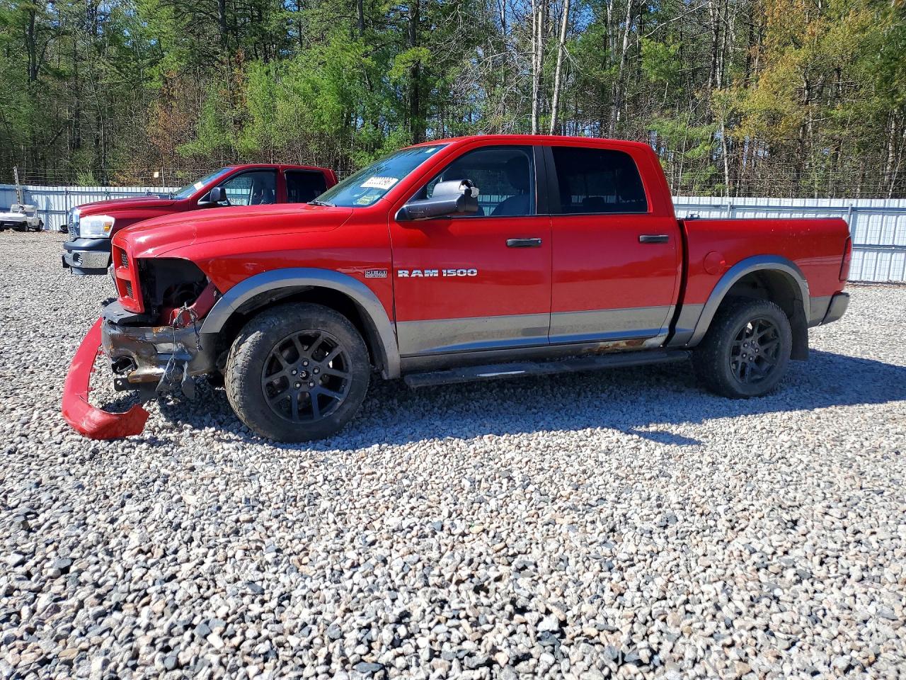 2012 Dodge Ram 1500 Slt Red vin: 1C6RD7LT0CS247707