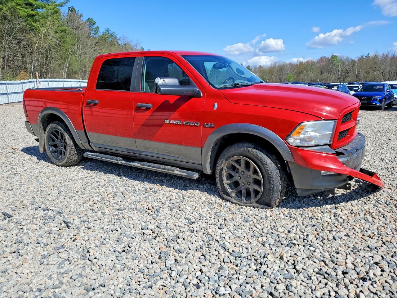 2012 Dodge Ram 1500 Slt Red vin: 1C6RD7LT0CS247707