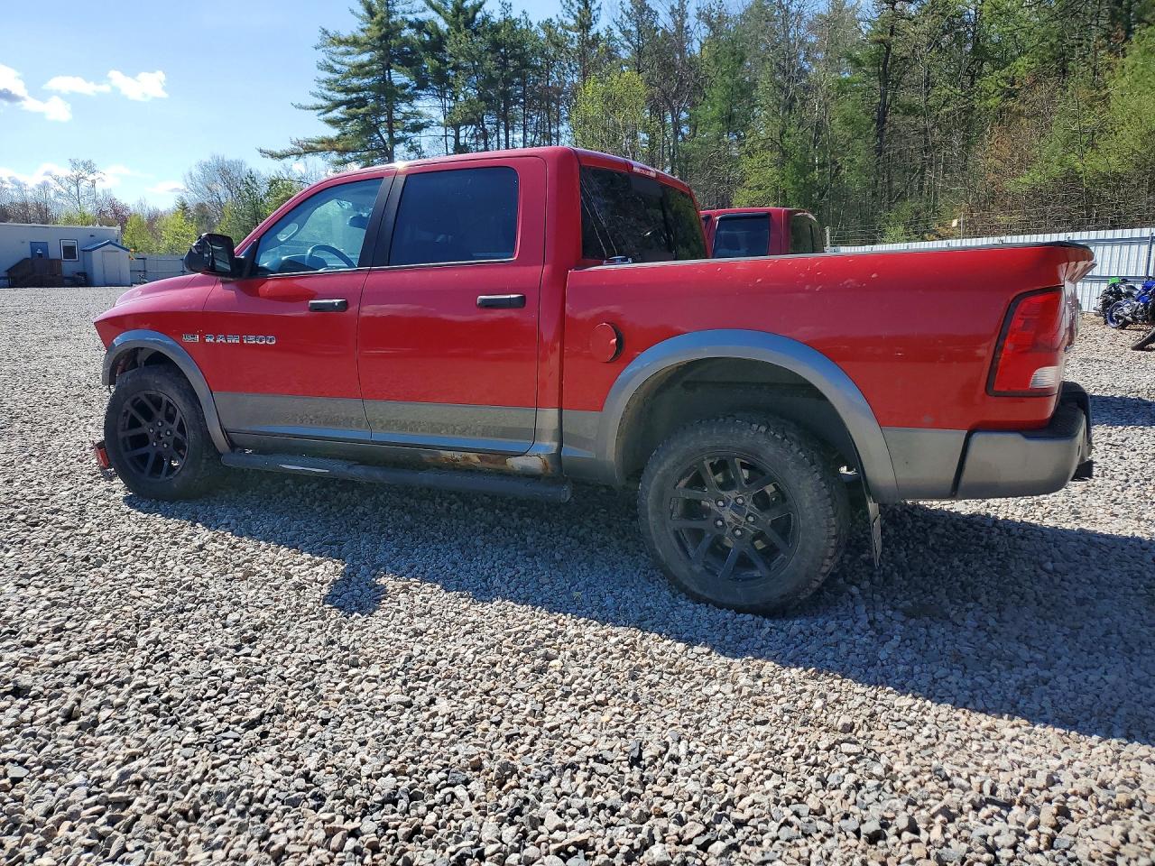 2012 Dodge Ram 1500 Slt Red vin: 1C6RD7LT0CS247707