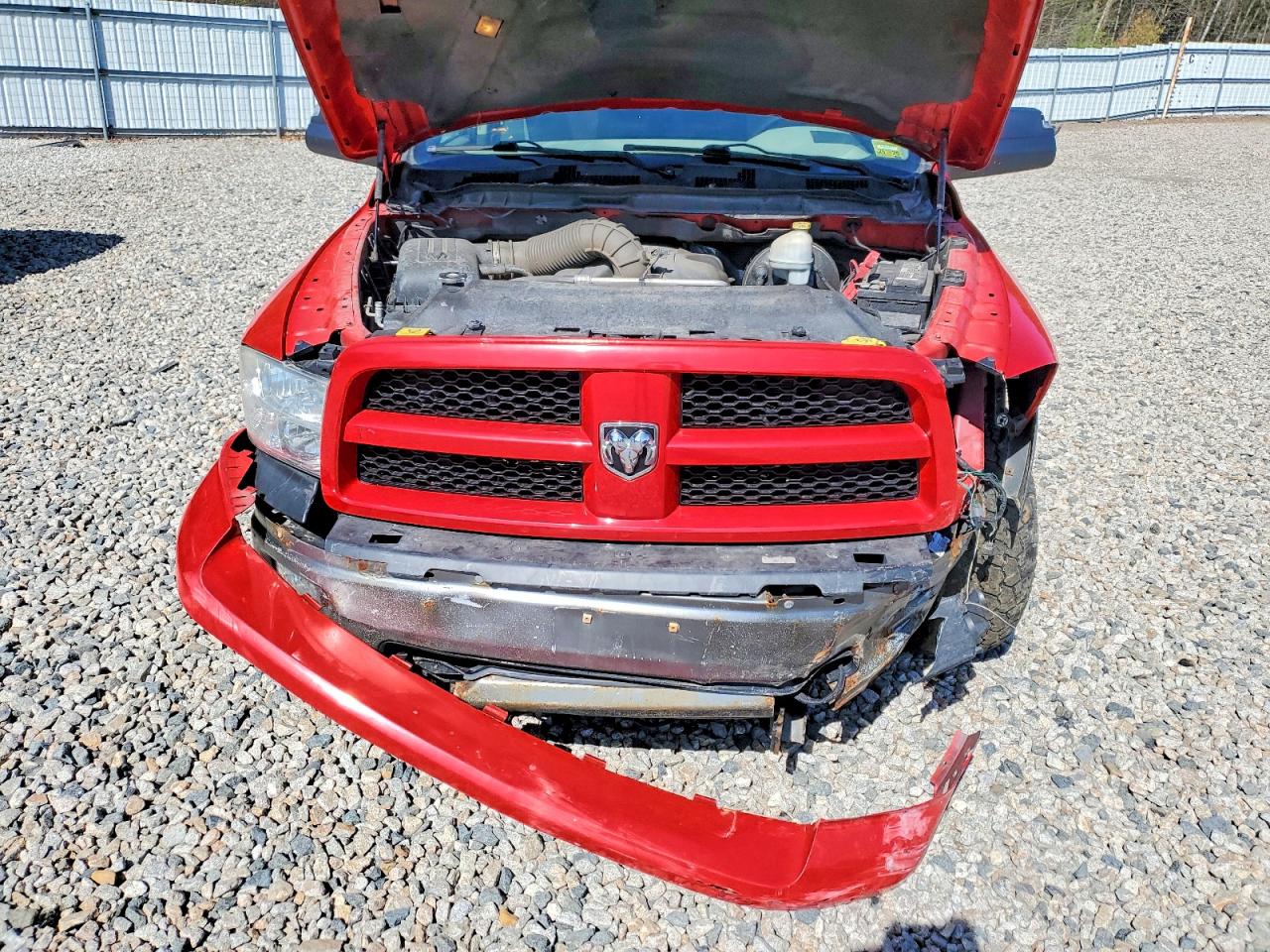 2012 Dodge Ram 1500 Slt Red vin: 1C6RD7LT0CS247707