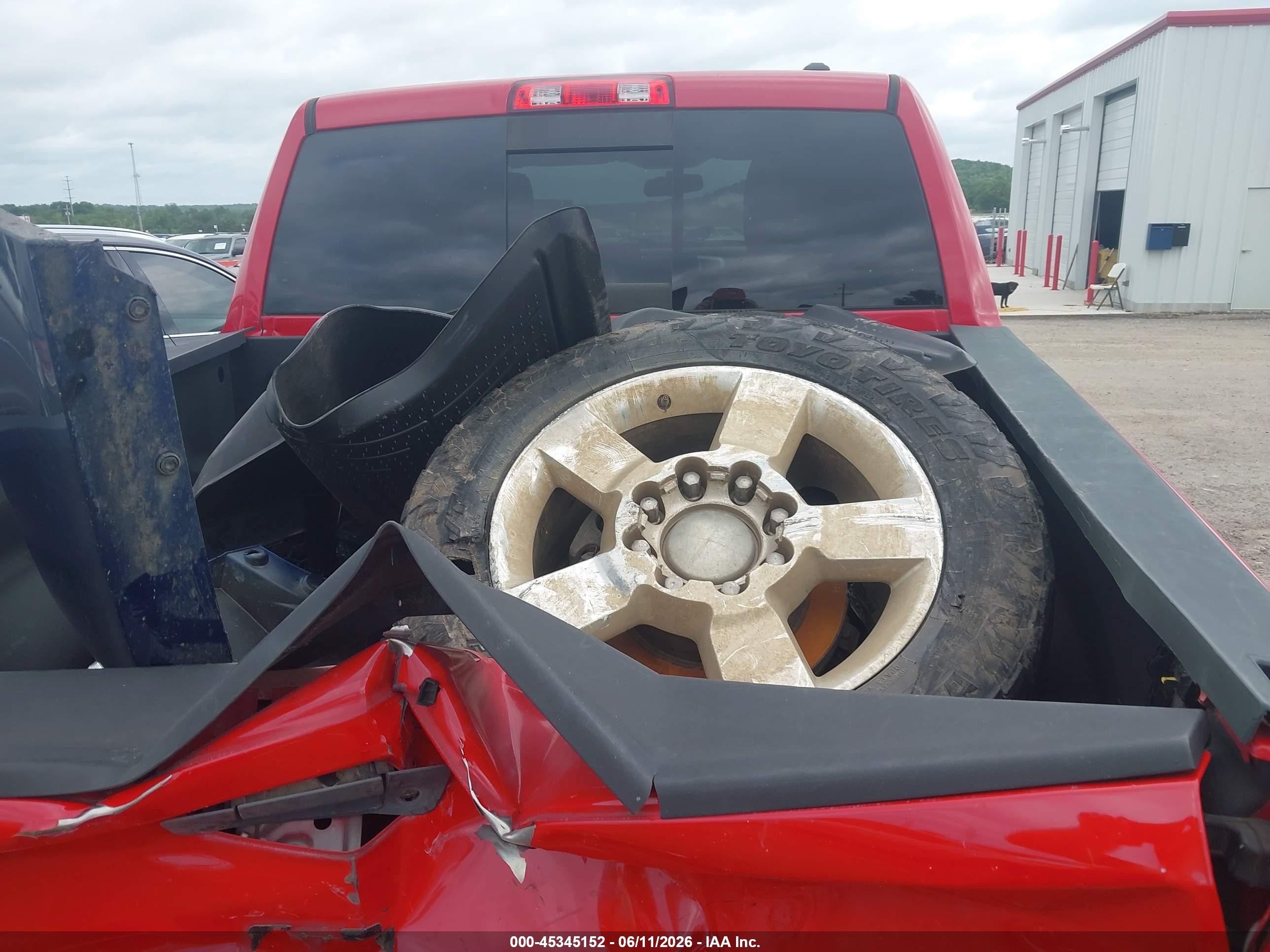 2012 Ram 1500 Slt Red vin: 1C6RD7LT1CS167753