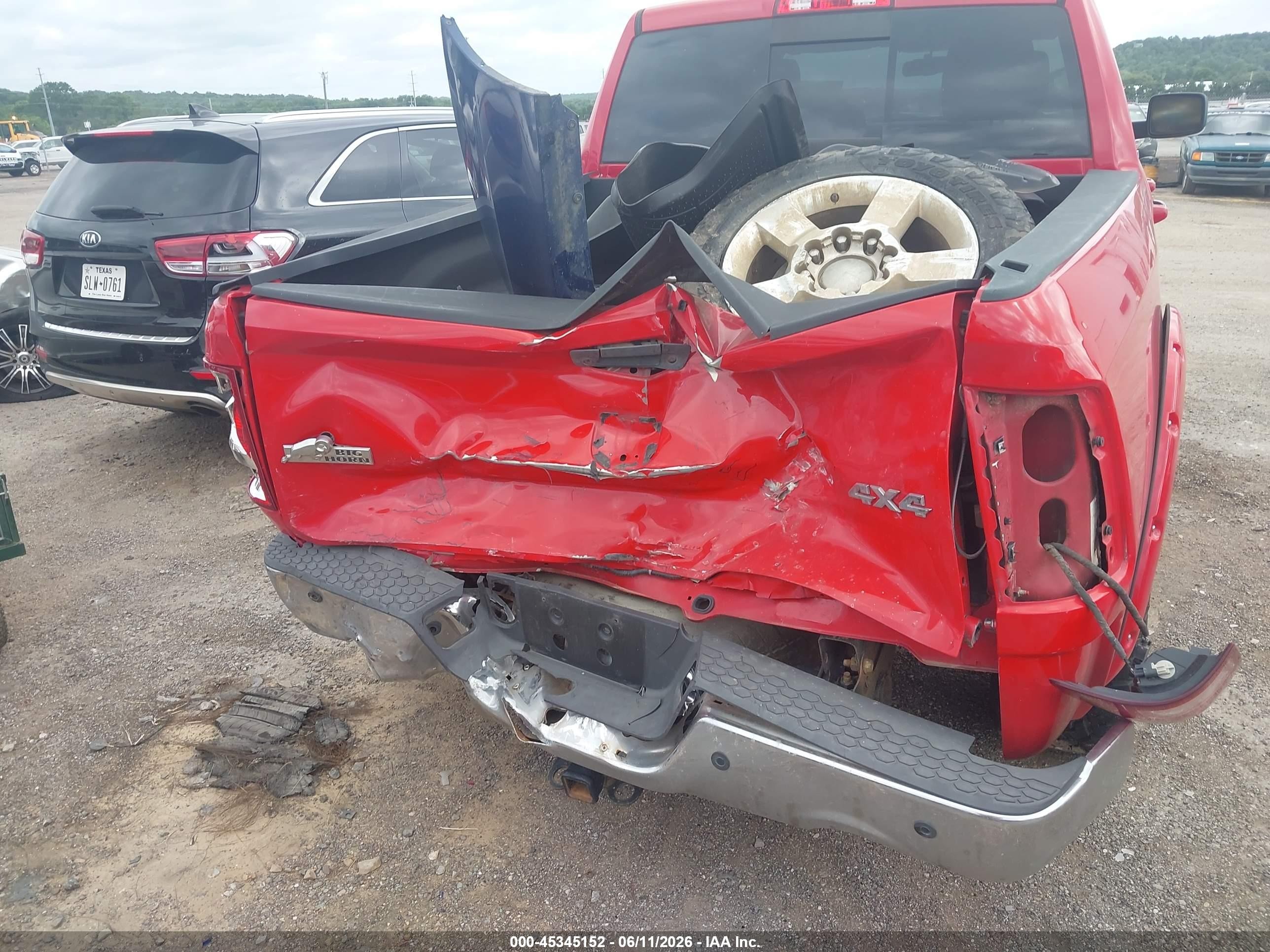 2012 Ram 1500 Slt Red vin: 1C6RD7LT1CS167753