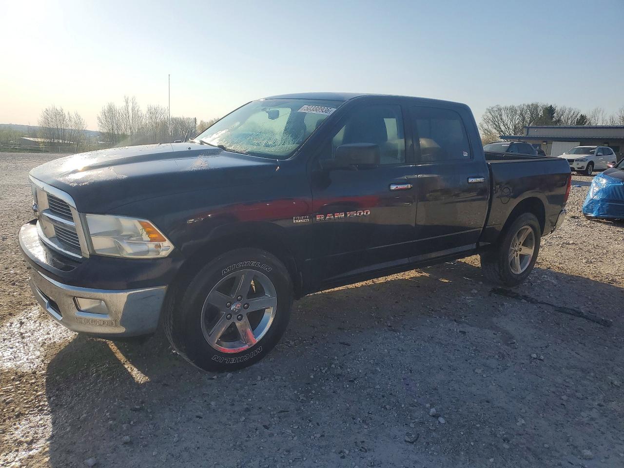 2012 Dodge Ram 1500 Slt Blue vin: 1C6RD7LT1CS172256