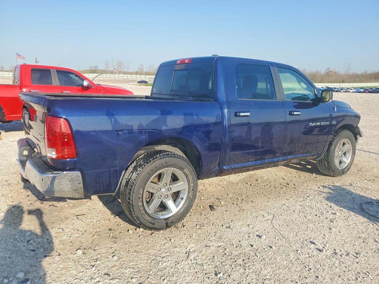 2012 Dodge Ram 1500 Slt Синий vin: 1C6RD7LT1CS172256