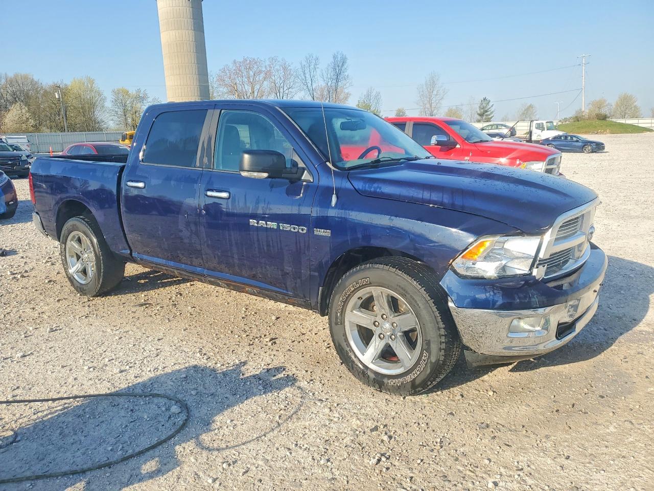 2012 Dodge Ram 1500 Slt Синий vin: 1C6RD7LT1CS172256