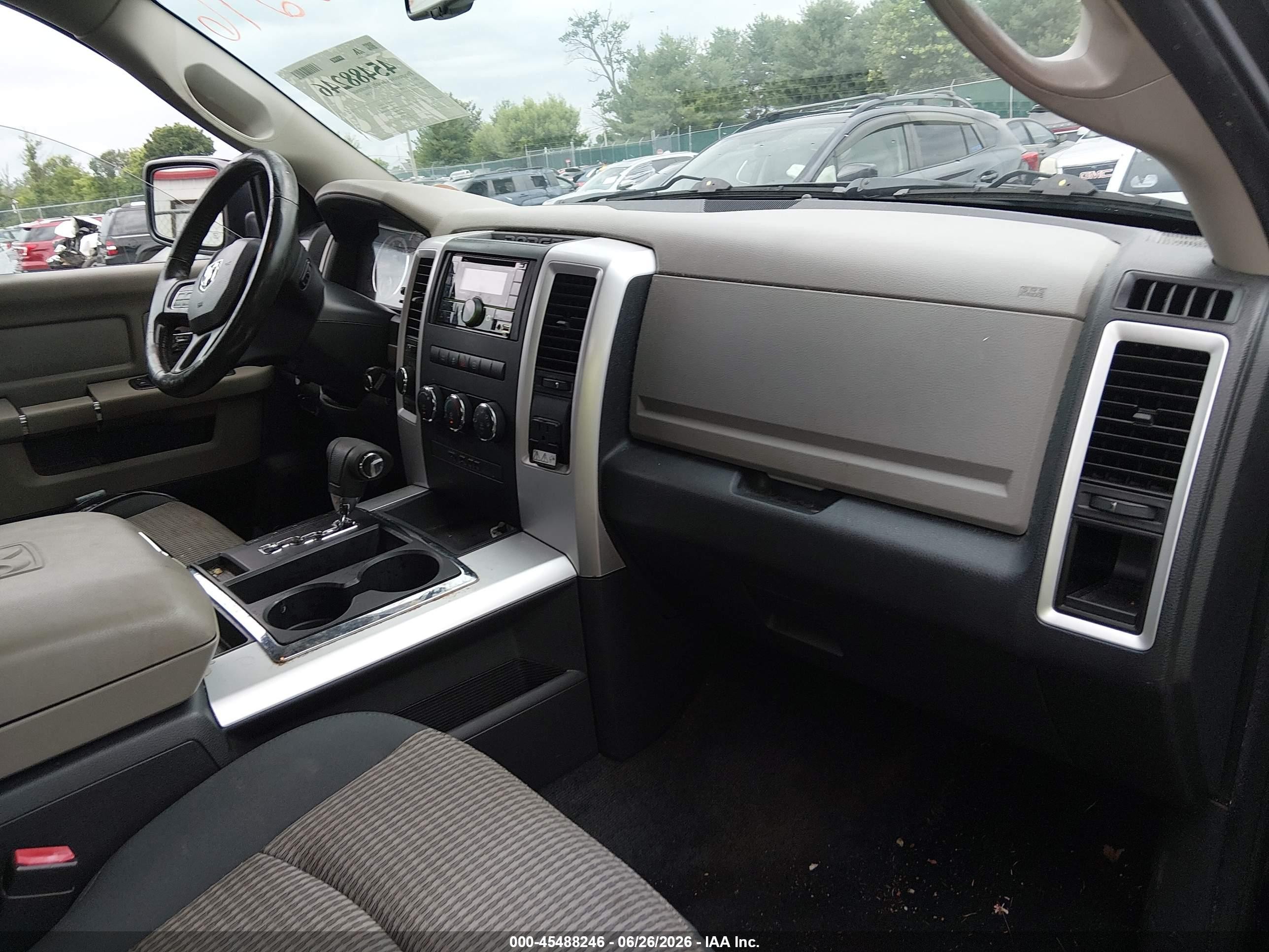 2012 Ram 1500 Big Horn Black vin: 1C6RD7LT1CS196153