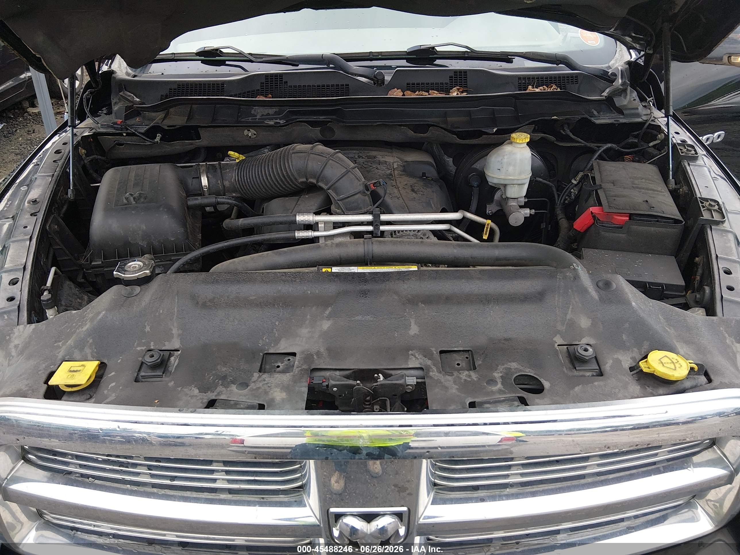2012 Ram 1500 Big Horn Black vin: 1C6RD7LT1CS196153