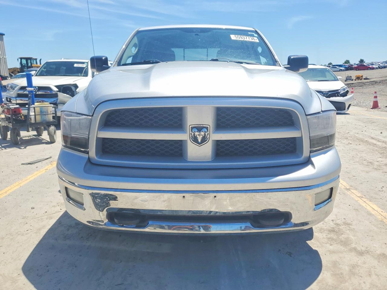 2012 Dodge Ram 1500 Slt Silver vin: 1C6RD7LT1CS201691