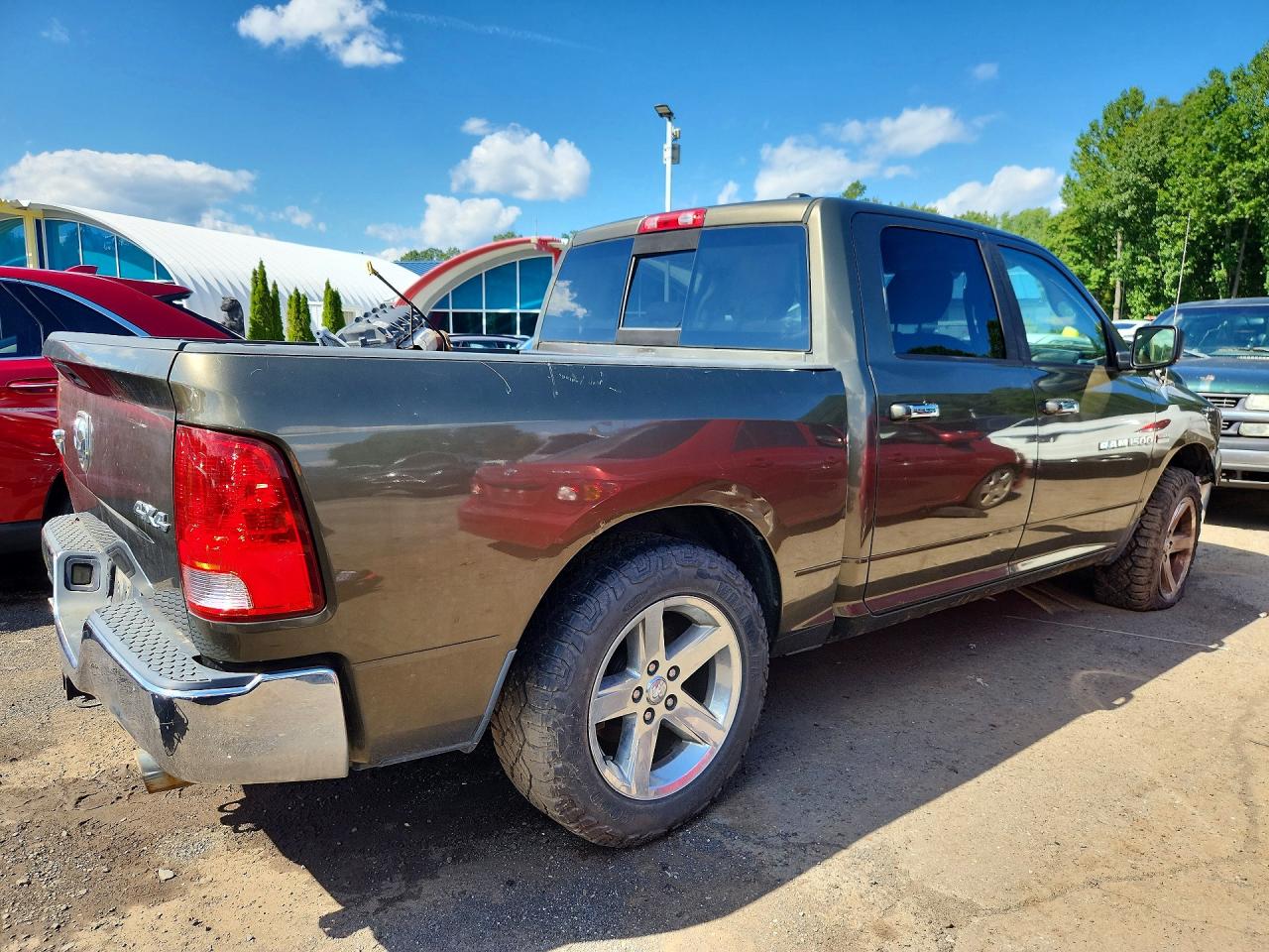 2012 Dodge Ram 1500 Slt Green vin: 1C6RD7LT2CS114026