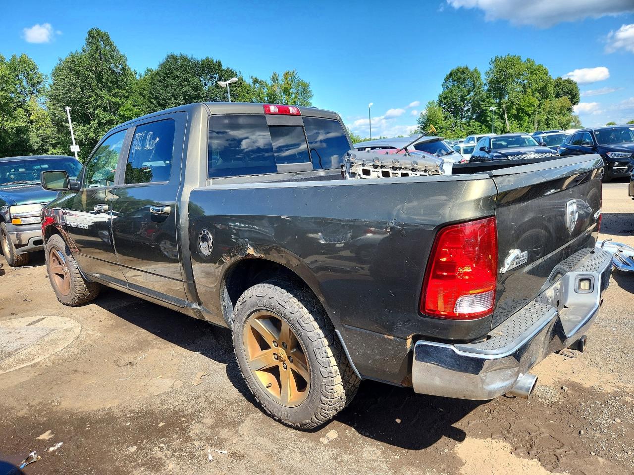 2012 Dodge Ram 1500 Slt Green vin: 1C6RD7LT2CS114026