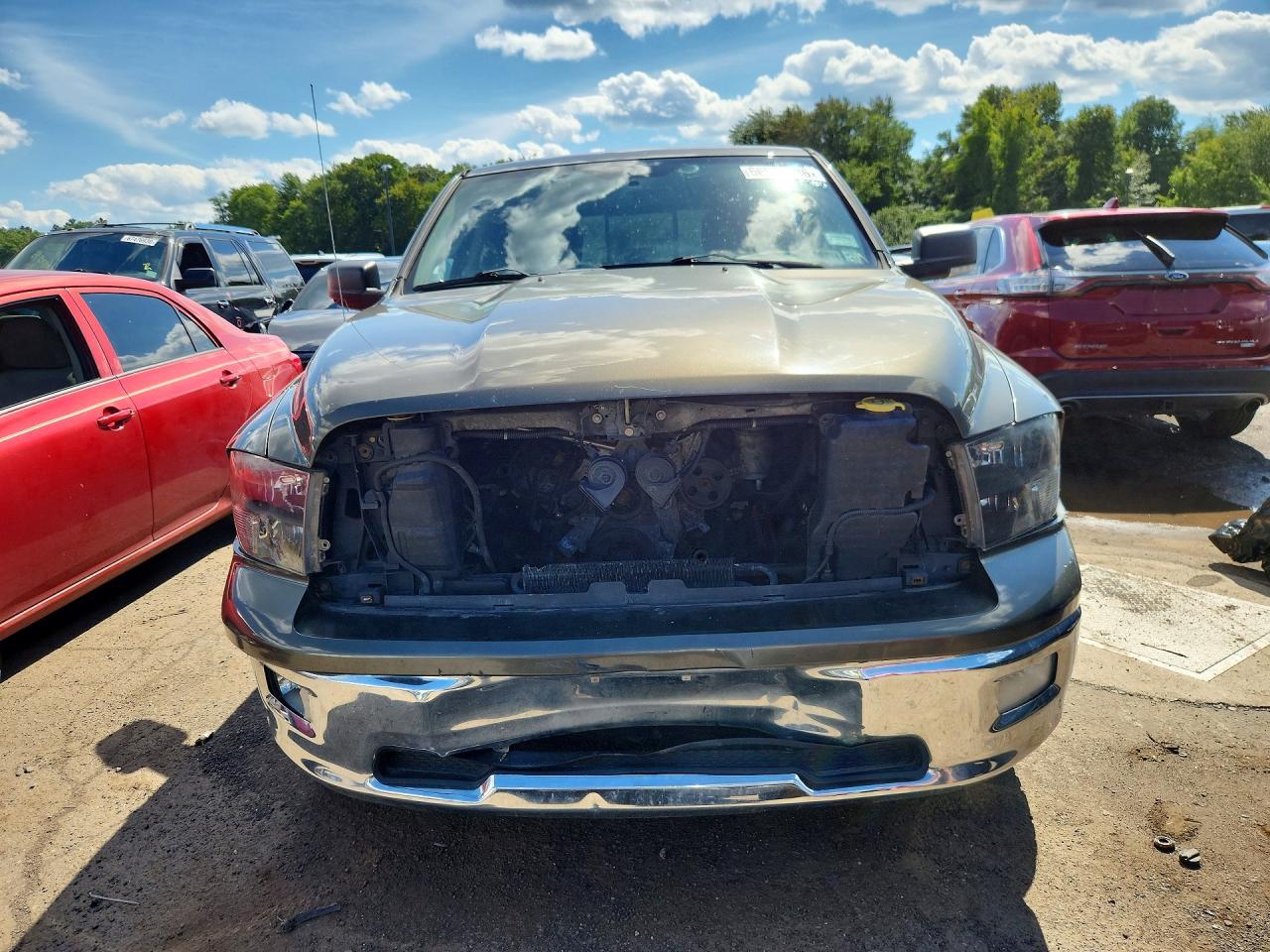 2012 Dodge Ram 1500 Slt Green vin: 1C6RD7LT2CS114026