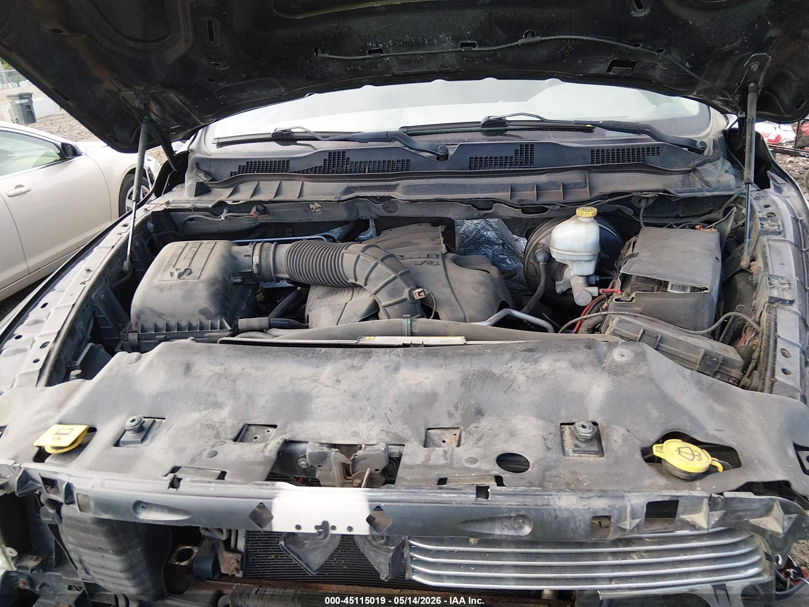 2012 Ram 1500 Slt Черный vin: 1C6RD7LT2CS161007