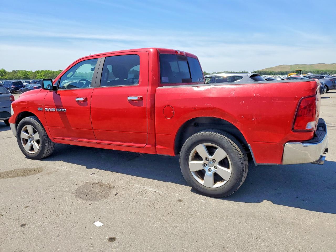 2012 Dodge Ram 1500 Slt Red vin: 1C6RD7LT3CS126329