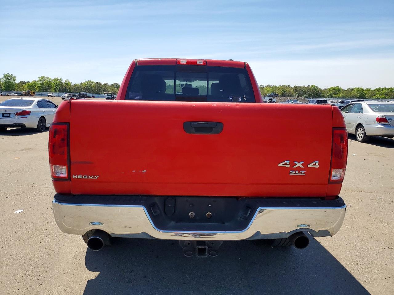 2012 Dodge Ram 1500 Slt Red vin: 1C6RD7LT3CS126329