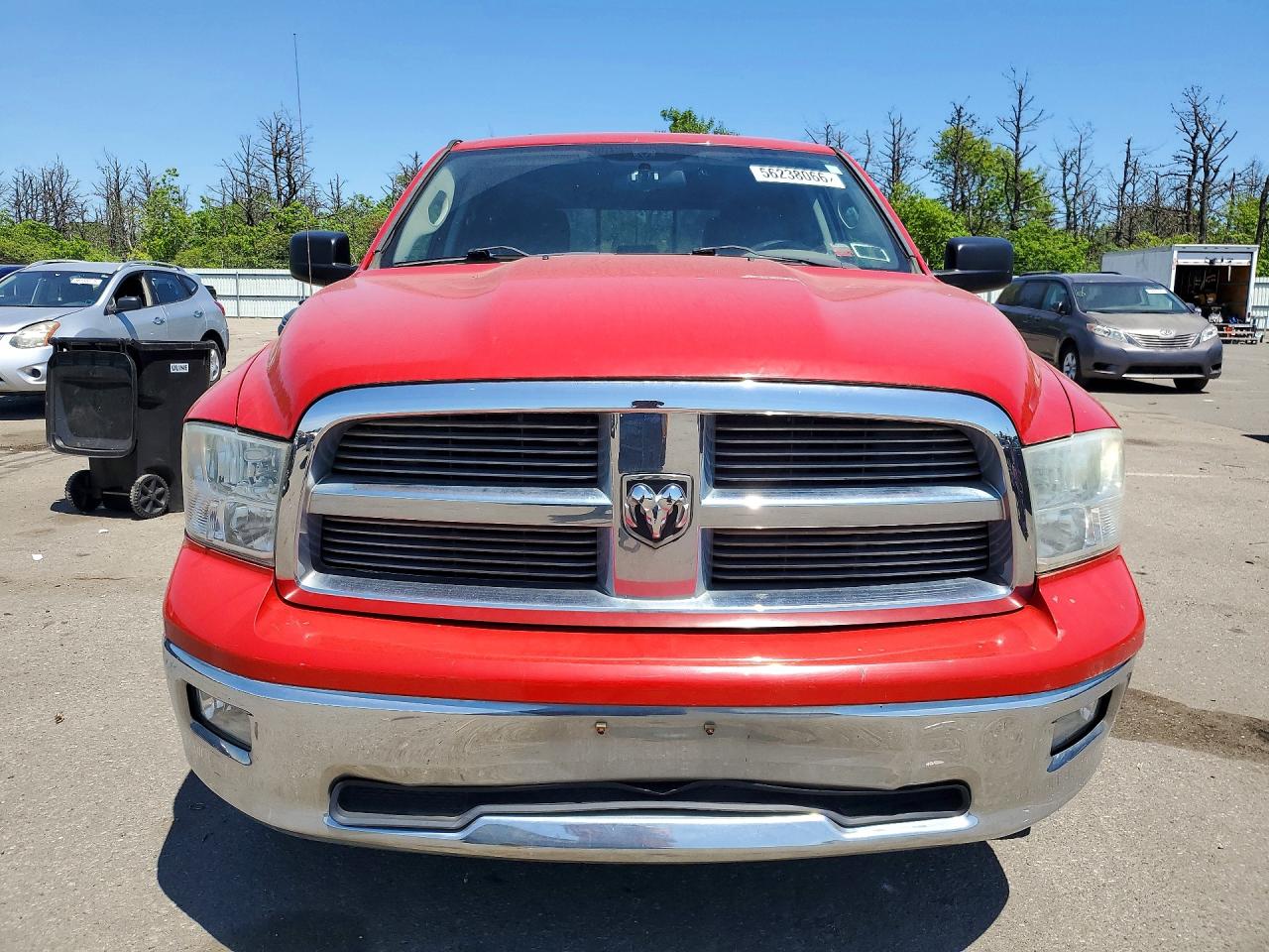 2012 Dodge Ram 1500 Slt Red vin: 1C6RD7LT3CS126329