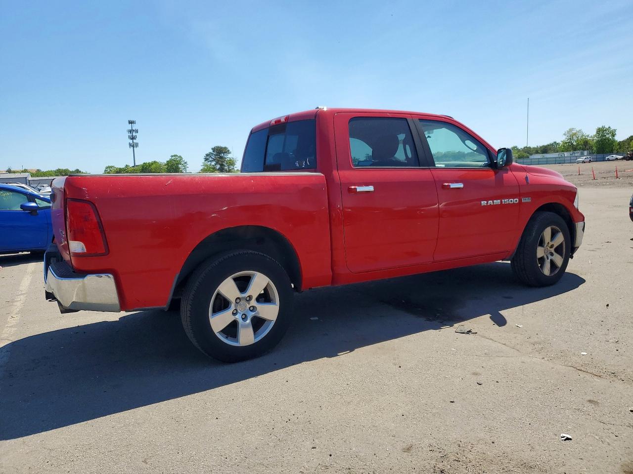 2012 Dodge Ram 1500 Slt Red vin: 1C6RD7LT3CS126329