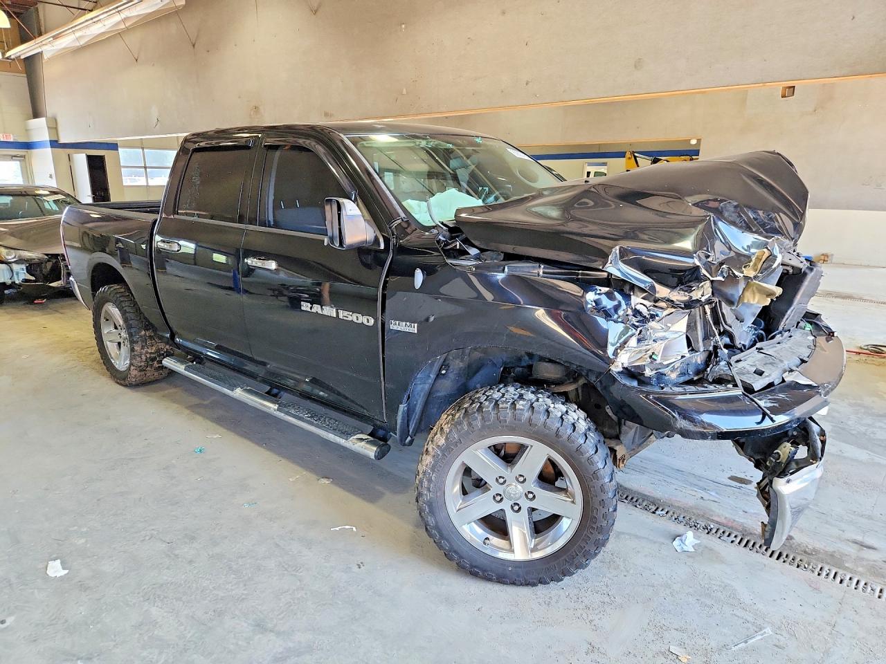 2012 Dodge Ram 1500 Slt Black vin: 1C6RD7LT3CS146452