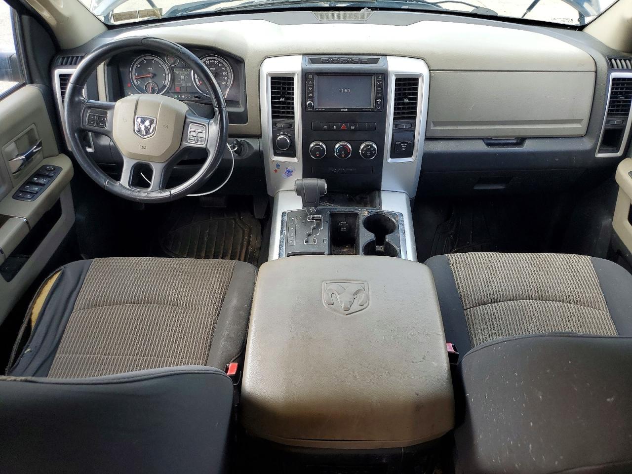 2012 Dodge Ram 1500 Slt Черный vin: 1C6RD7LT3CS171710