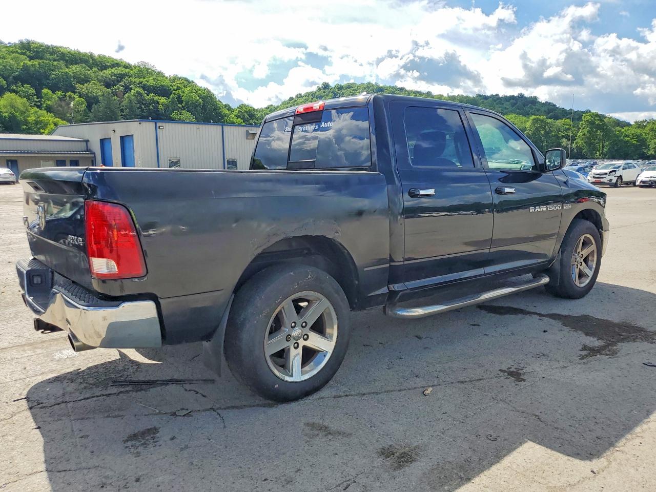 2012 Dodge Ram 1500 Slt Черный vin: 1C6RD7LT3CS171710
