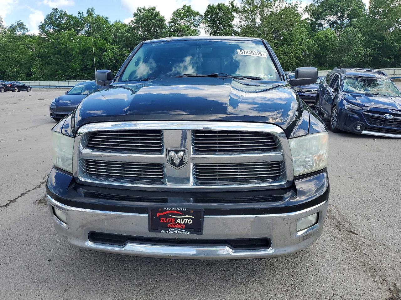 2012 Dodge Ram 1500 Slt Черный vin: 1C6RD7LT3CS171710