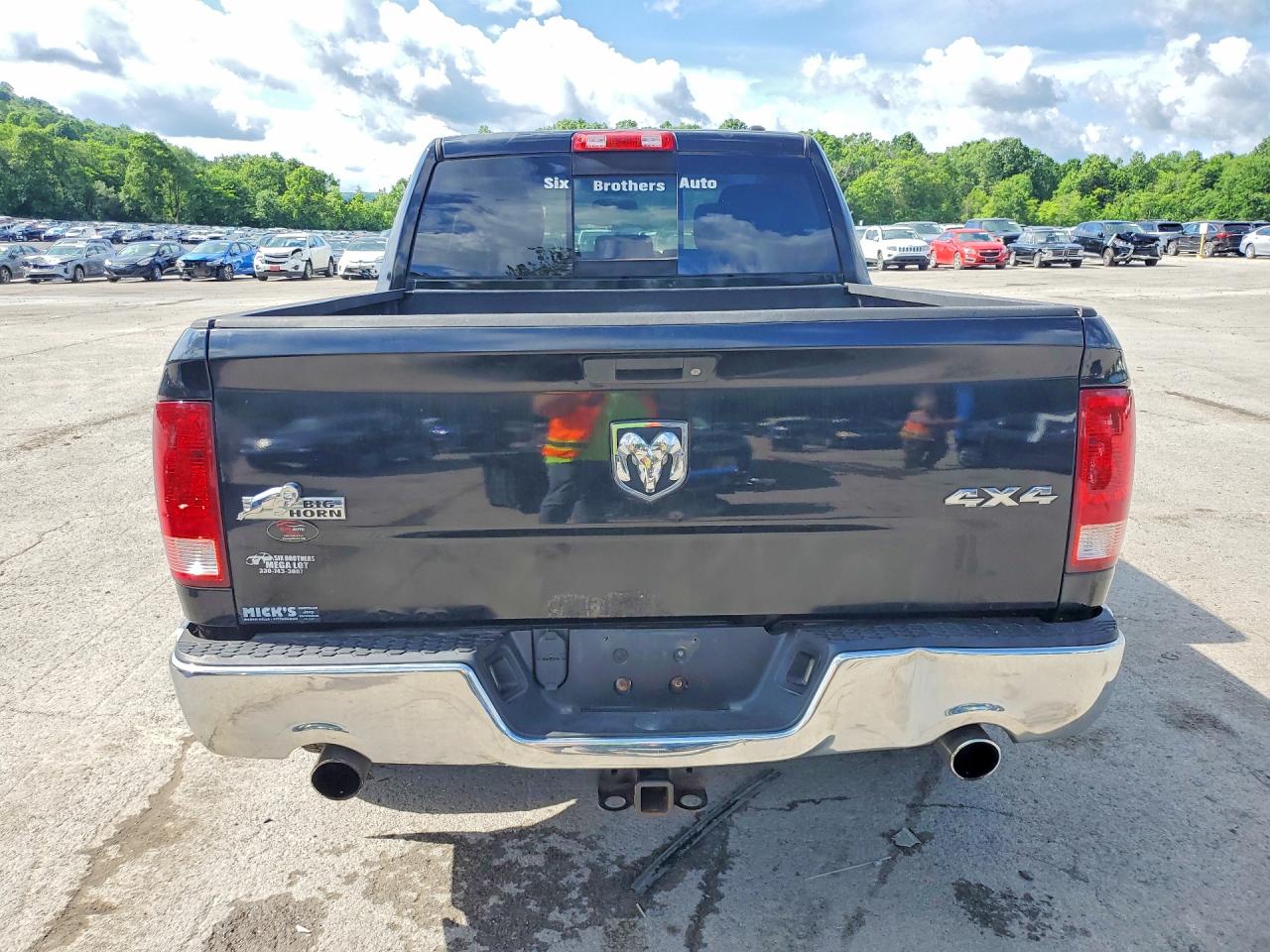 2012 Dodge Ram 1500 Slt Черный vin: 1C6RD7LT3CS171710