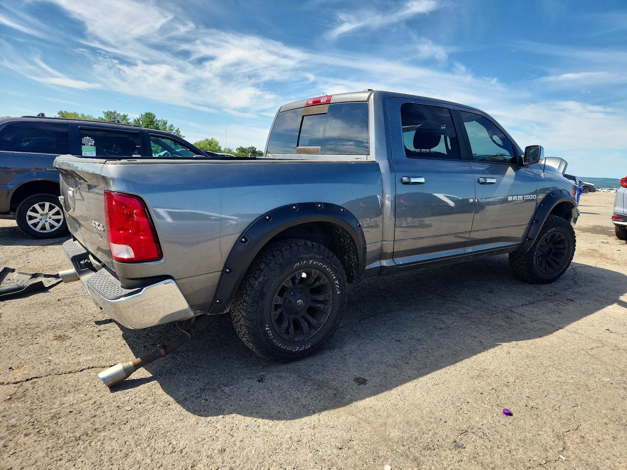 2012 Dodge Ram 1500 Slt Gray vin: 1C6RD7LT3CS179693