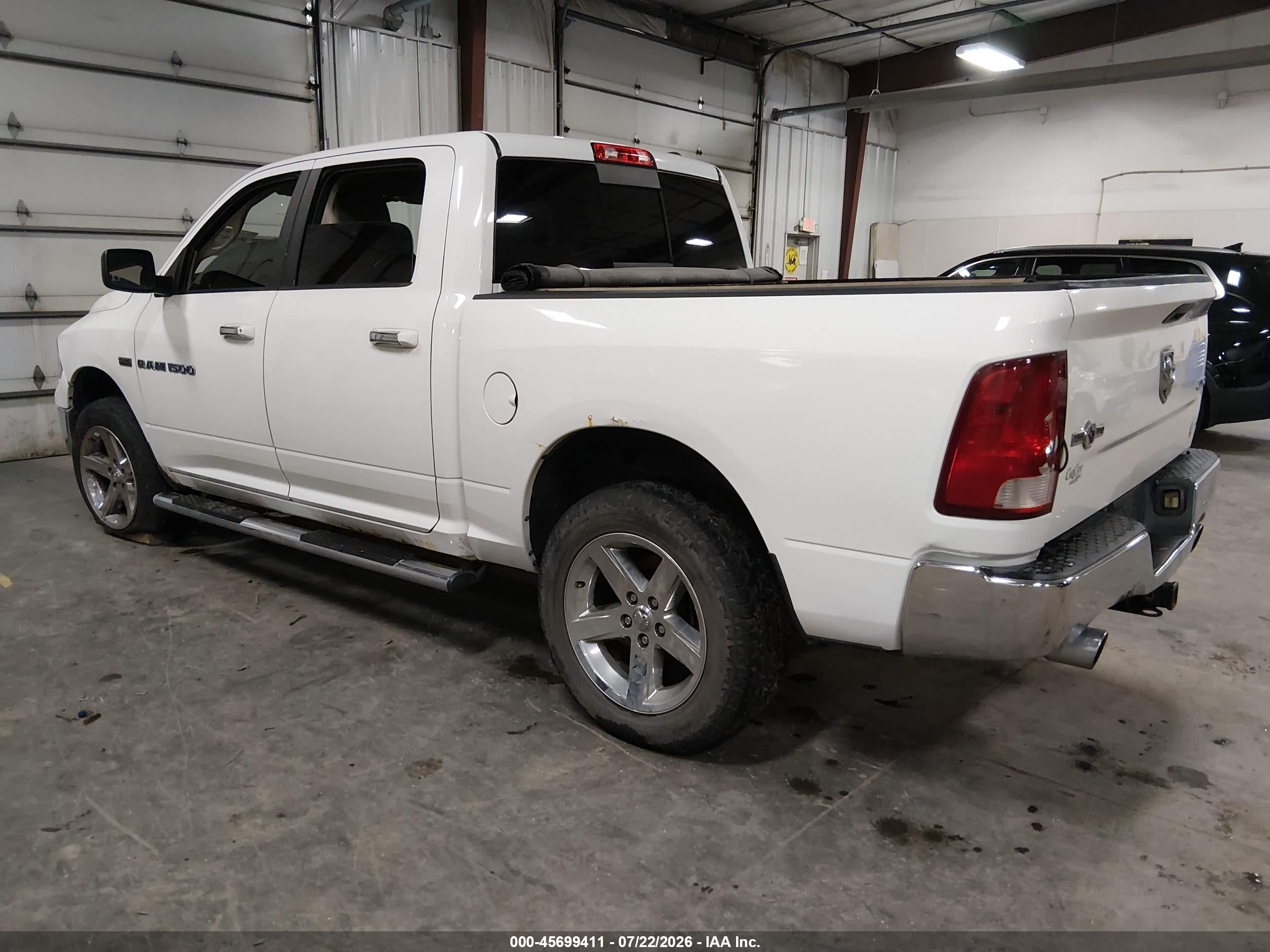 2012 Ram 1500 Lone Star White vin: 1C6RD7LT3CS209307