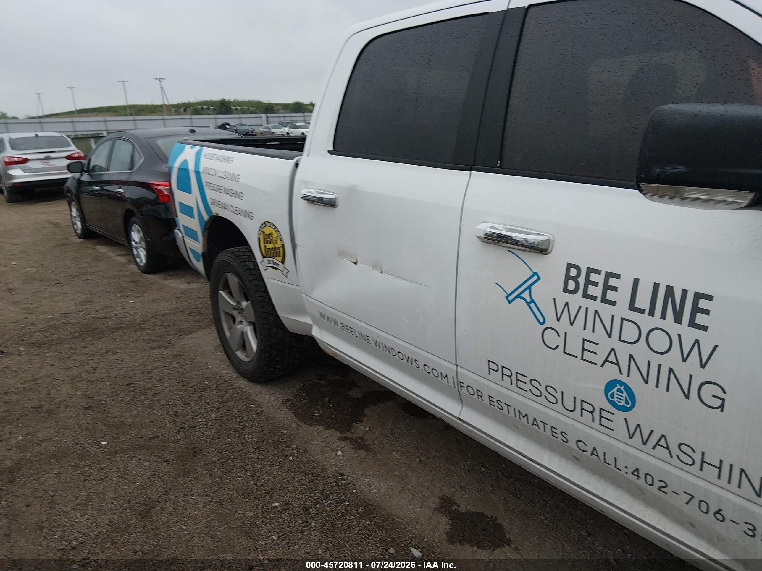 2012 Ram 1500 Big Horn White vin: 1C6RD7LT3CS276683