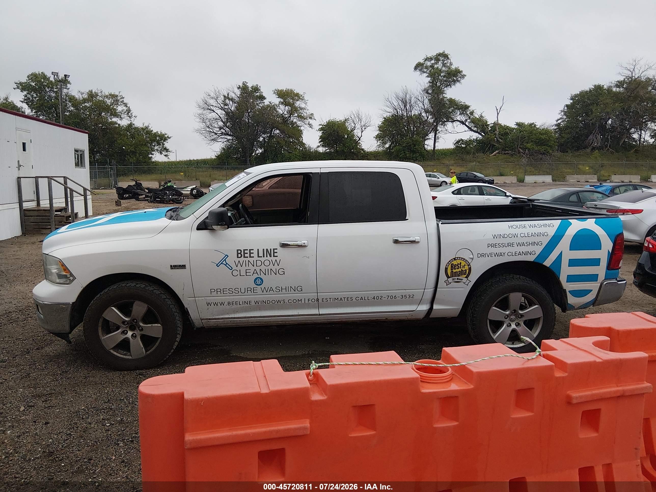 2012 Ram 1500 Big Horn White vin: 1C6RD7LT3CS276683