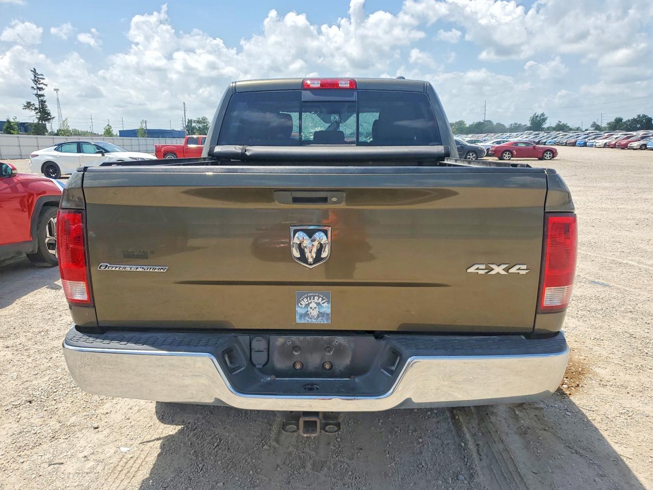 2012 Dodge Ram 1500 Slt Green vin: 1C6RD7LT3CS298926