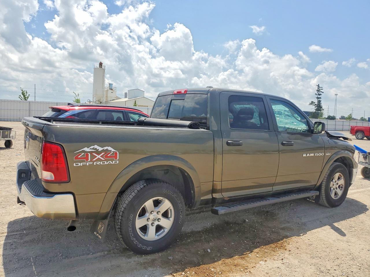 2012 Dodge Ram 1500 Slt Green vin: 1C6RD7LT3CS298926