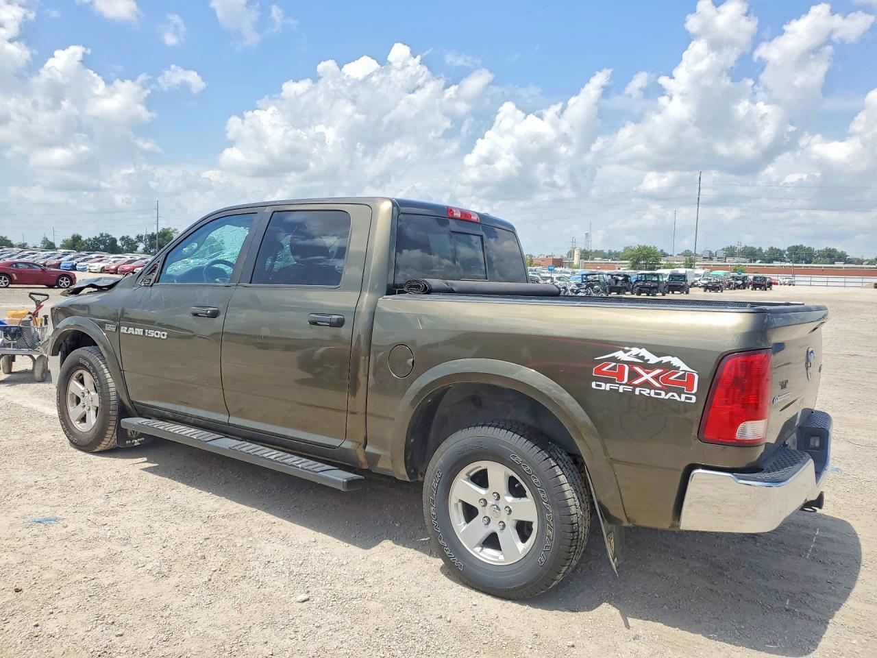 2012 Dodge Ram 1500 Slt Green vin: 1C6RD7LT3CS298926