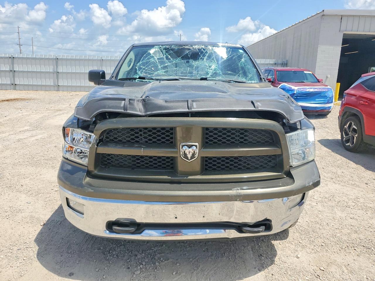 2012 Dodge Ram 1500 Slt Green vin: 1C6RD7LT3CS298926