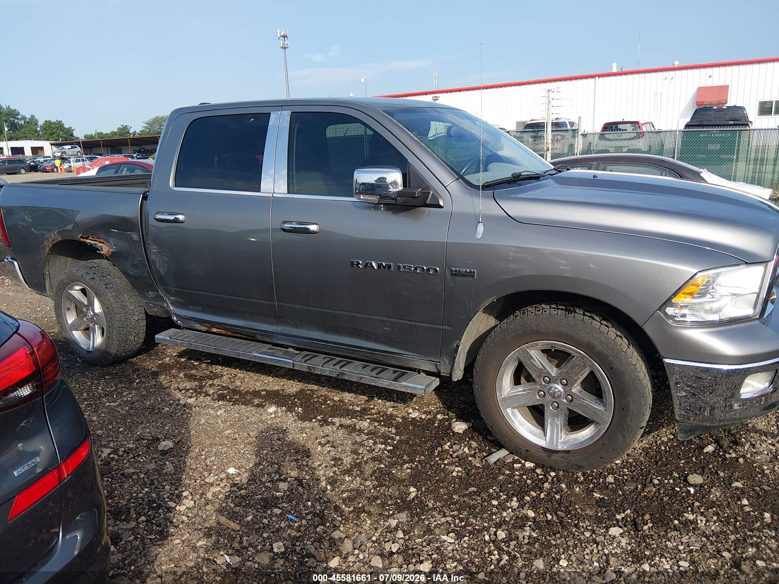 2012 Ram 1500 Big Horn Gray vin: 1C6RD7LT3CS336218