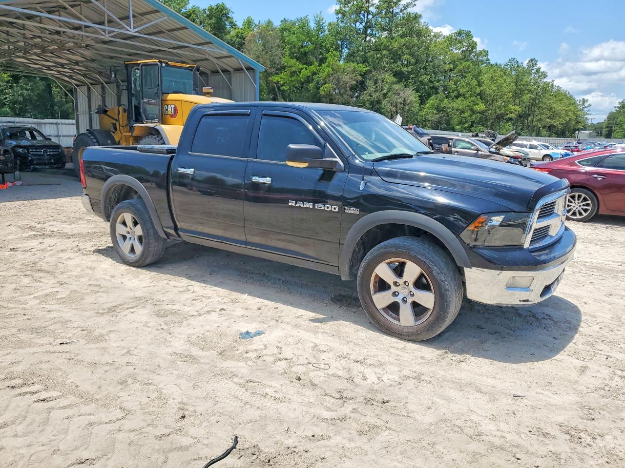 2012 Dodge Ram 1500 Slt Black vin: 1C6RD7LT4CS135265