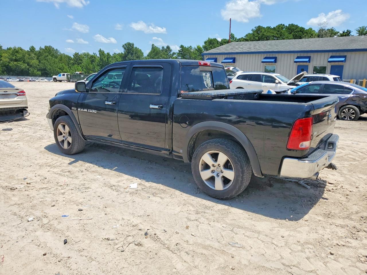 2012 Dodge Ram 1500 Slt Black vin: 1C6RD7LT4CS135265