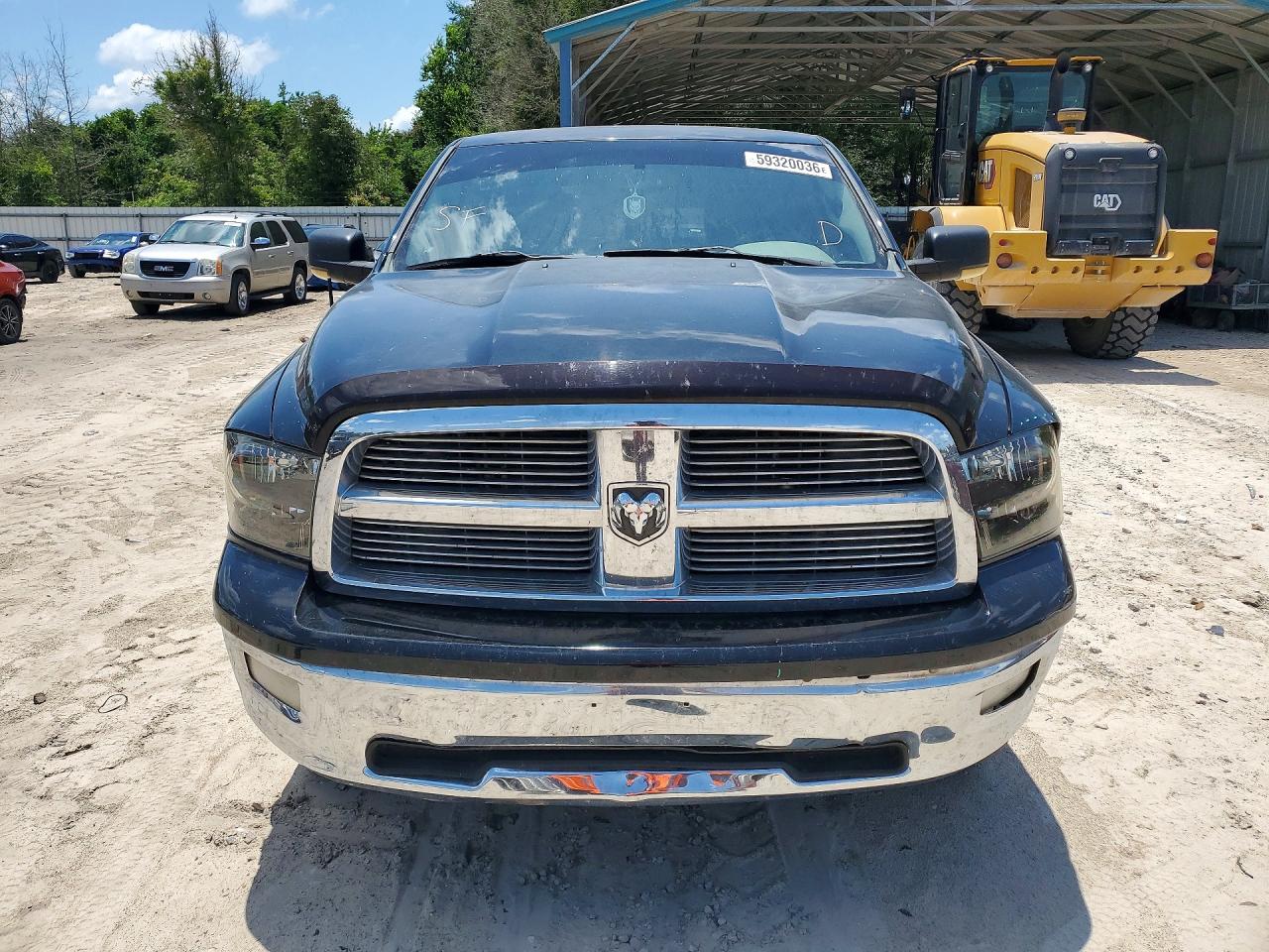 2012 Dodge Ram 1500 Slt Black vin: 1C6RD7LT4CS135265