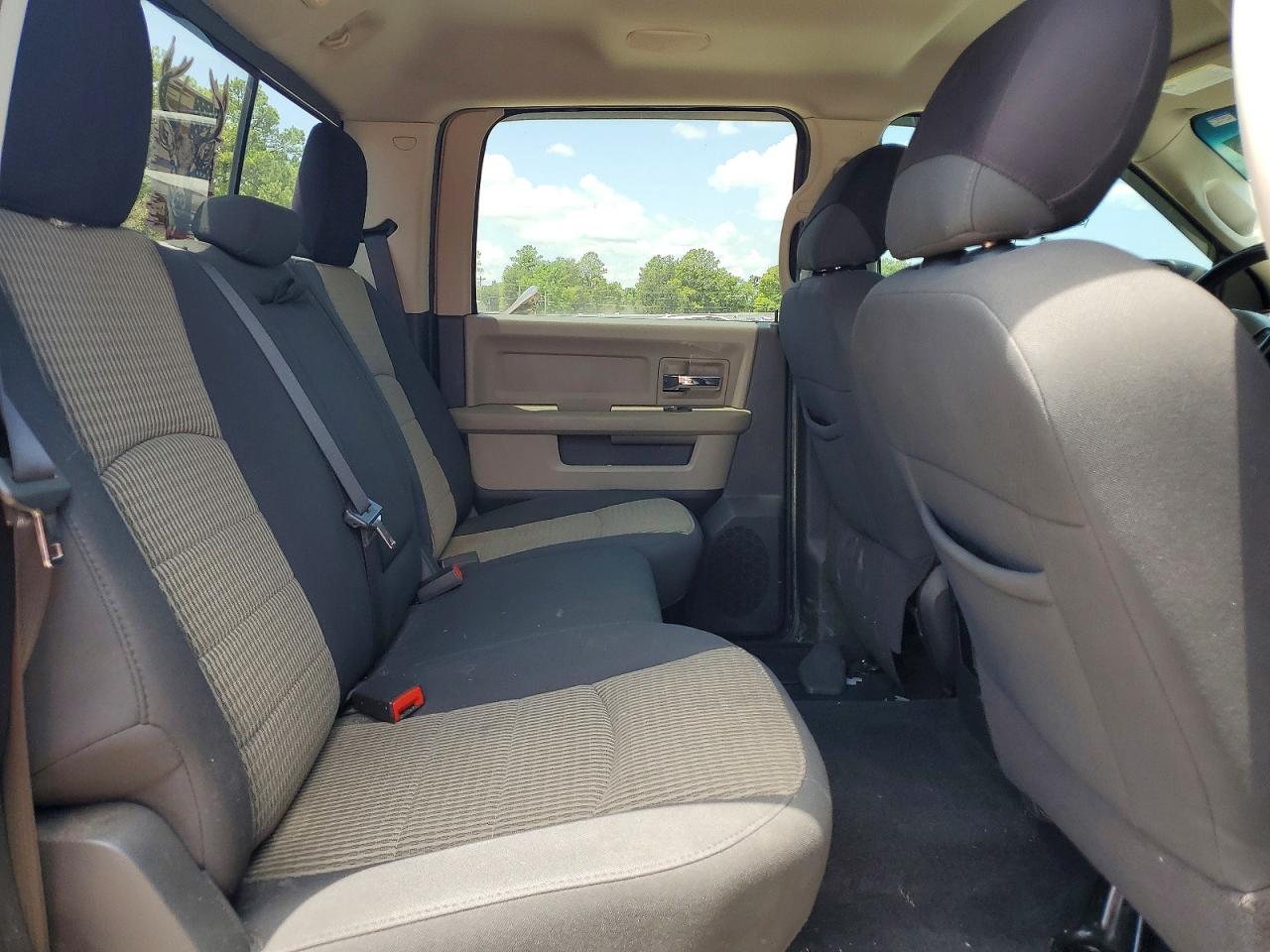 2012 Dodge Ram 1500 Slt Black vin: 1C6RD7LT4CS135265