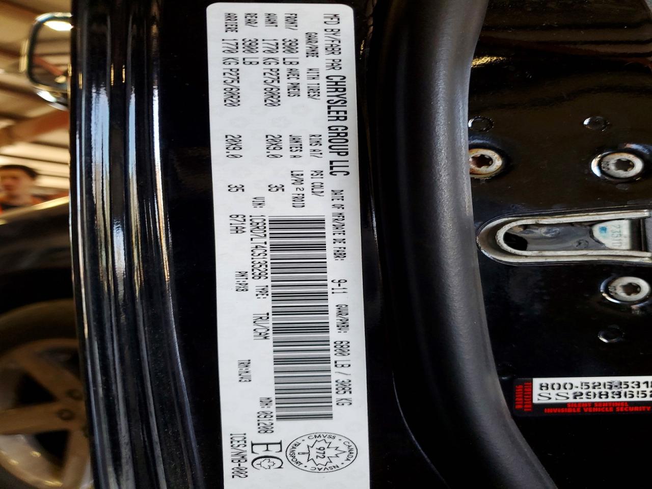 2012 Dodge Ram 1500 Slt Black vin: 1C6RD7LT4CS135296