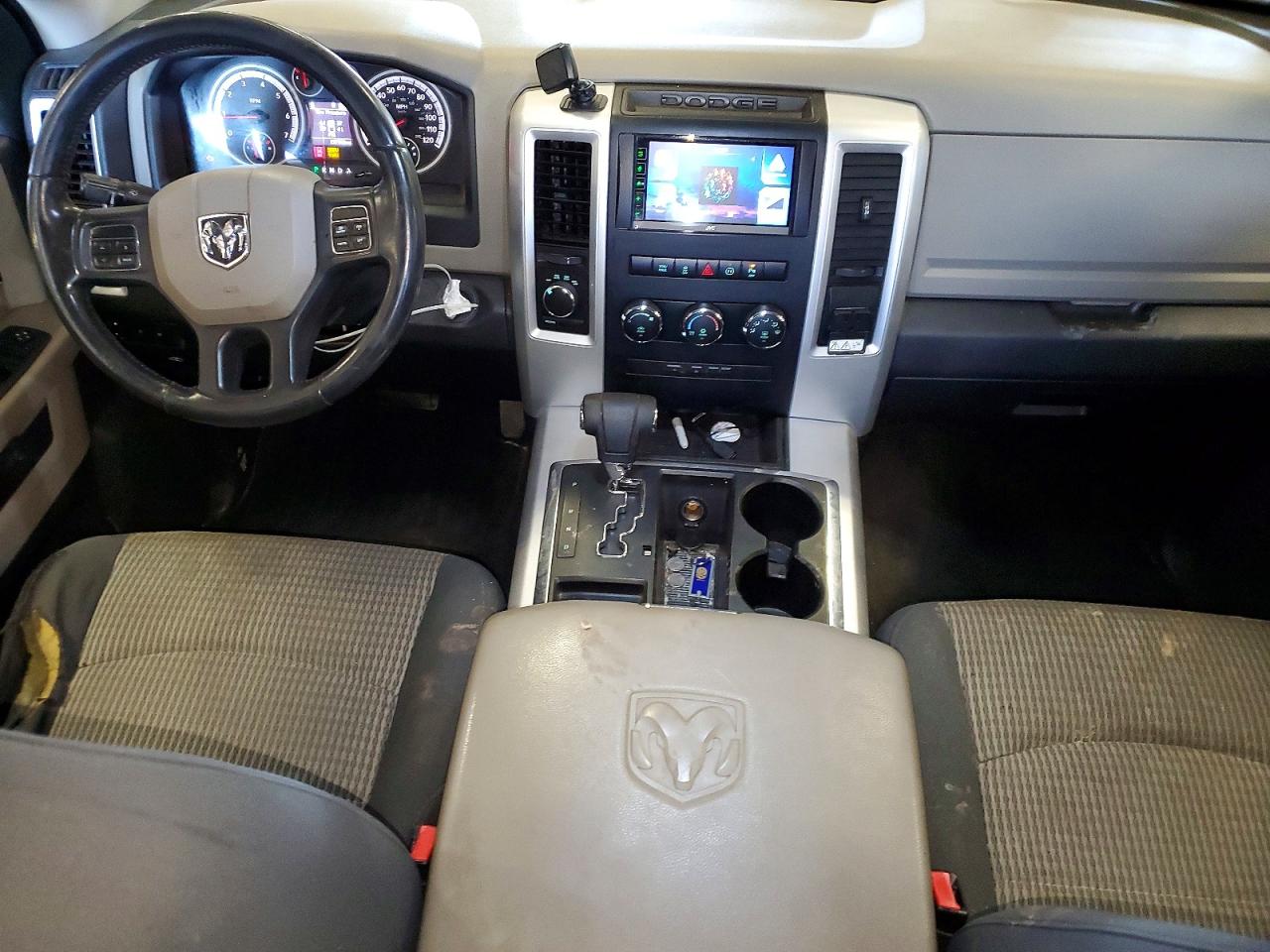 2012 Dodge Ram 1500 Slt Black vin: 1C6RD7LT4CS135296