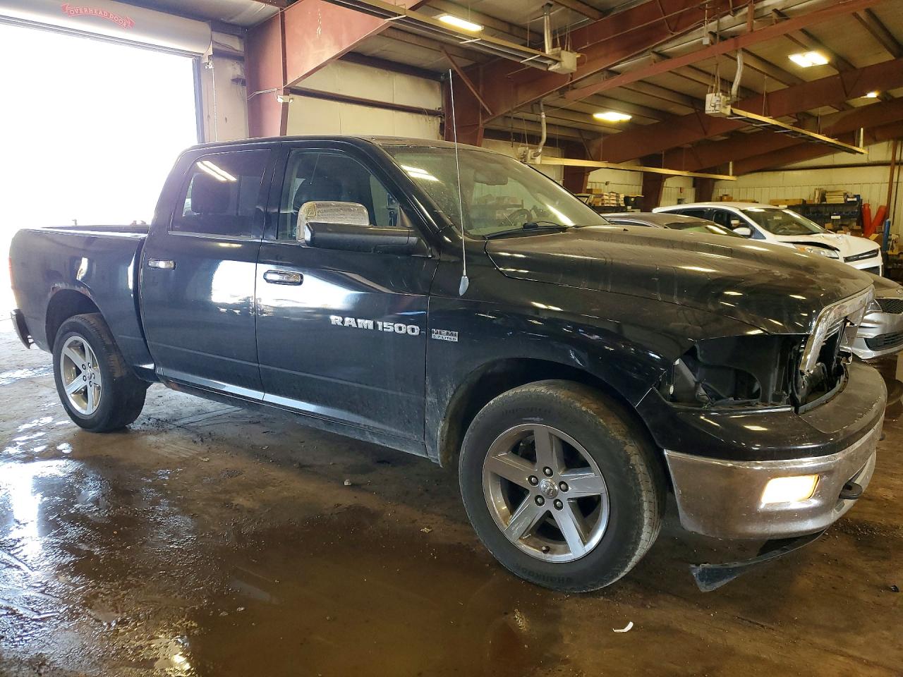 2012 Dodge Ram 1500 Slt Black vin: 1C6RD7LT4CS135296