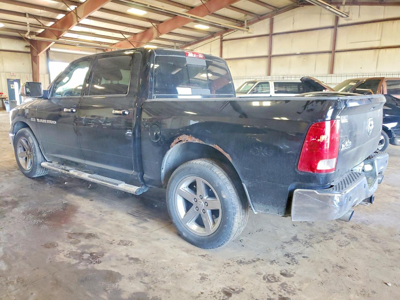2012 Dodge Ram 1500 Slt Black vin: 1C6RD7LT4CS135296