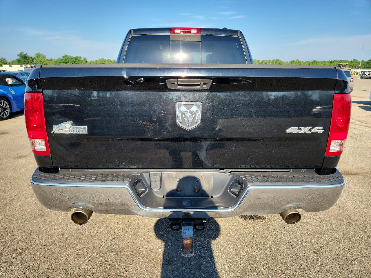 2012 Dodge Ram 1500 Slt Black vin: 1C6RD7LT4CS146184