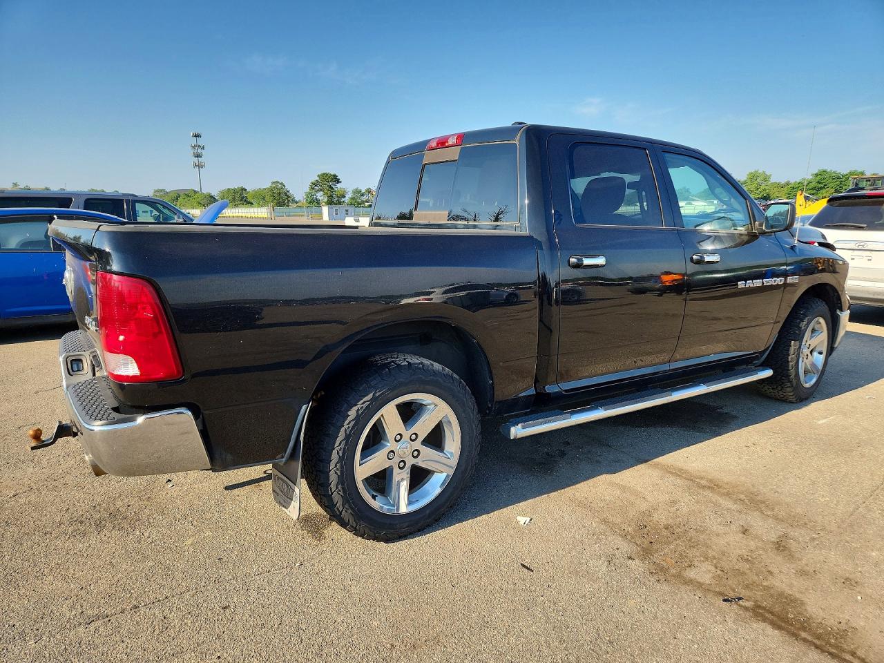 2012 Dodge Ram 1500 Slt Black vin: 1C6RD7LT4CS146184