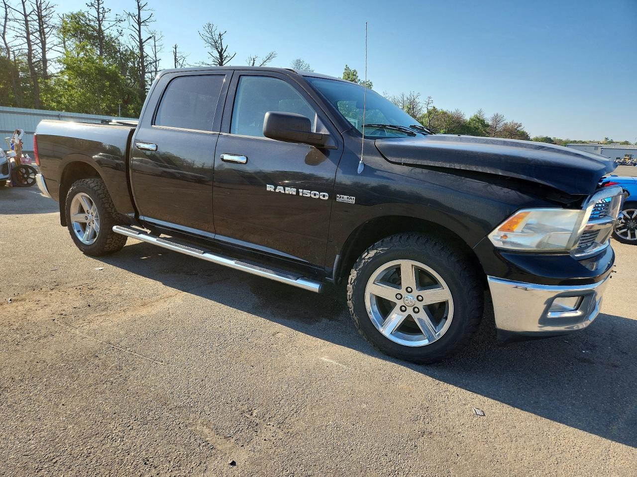 2012 Dodge Ram 1500 Slt Black vin: 1C6RD7LT4CS146184