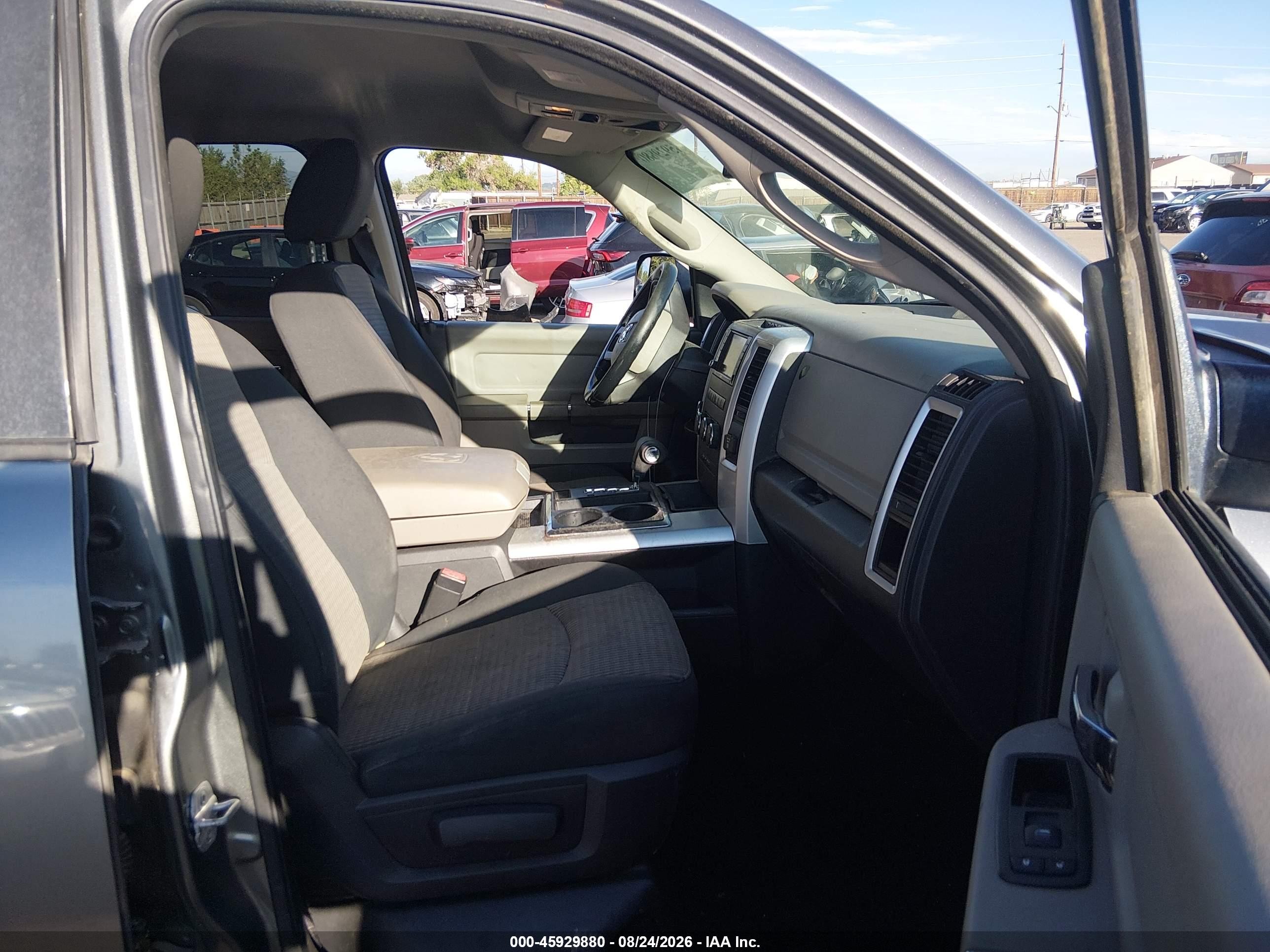 2012 Ram 1500 Slt Gray vin: 1C6RD7LT4CS153913