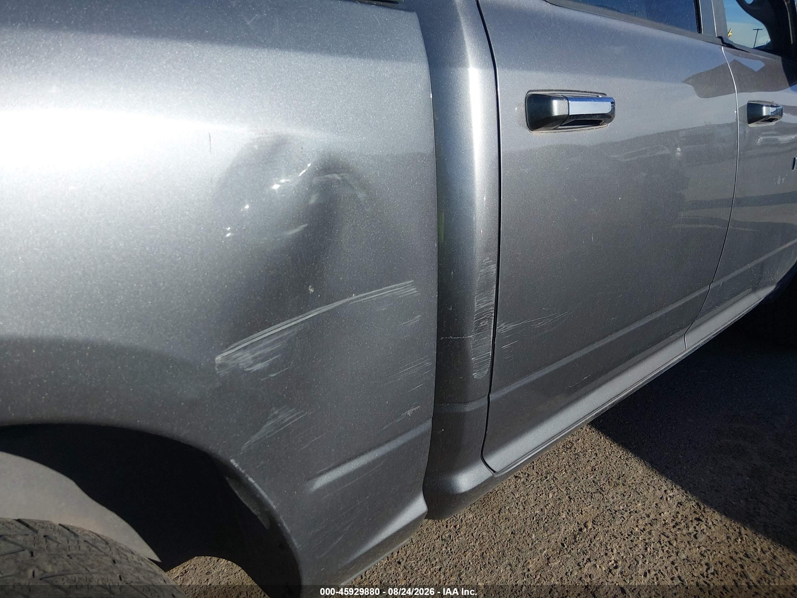 2012 Ram 1500 Slt Gray vin: 1C6RD7LT4CS153913