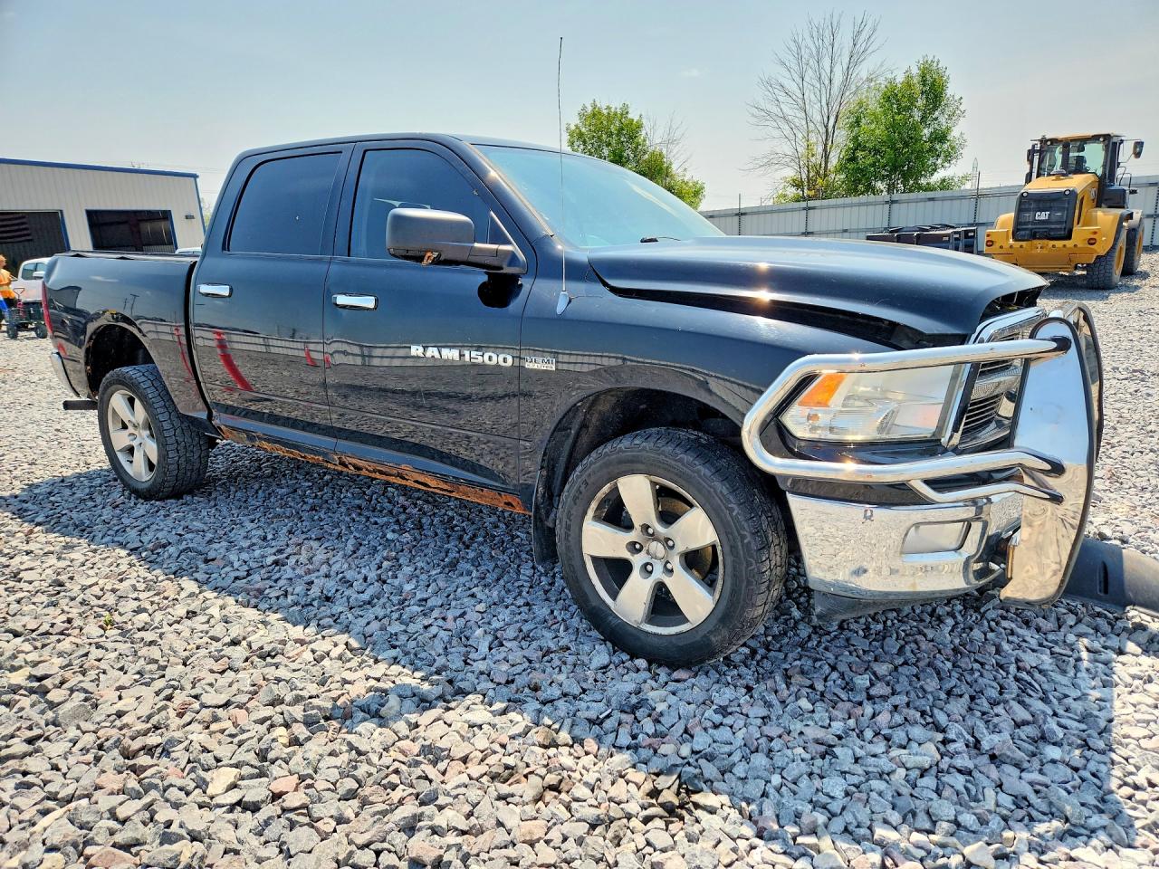 2012 Dodge Ram 1500 Slt Black vin: 1C6RD7LT4CS160392